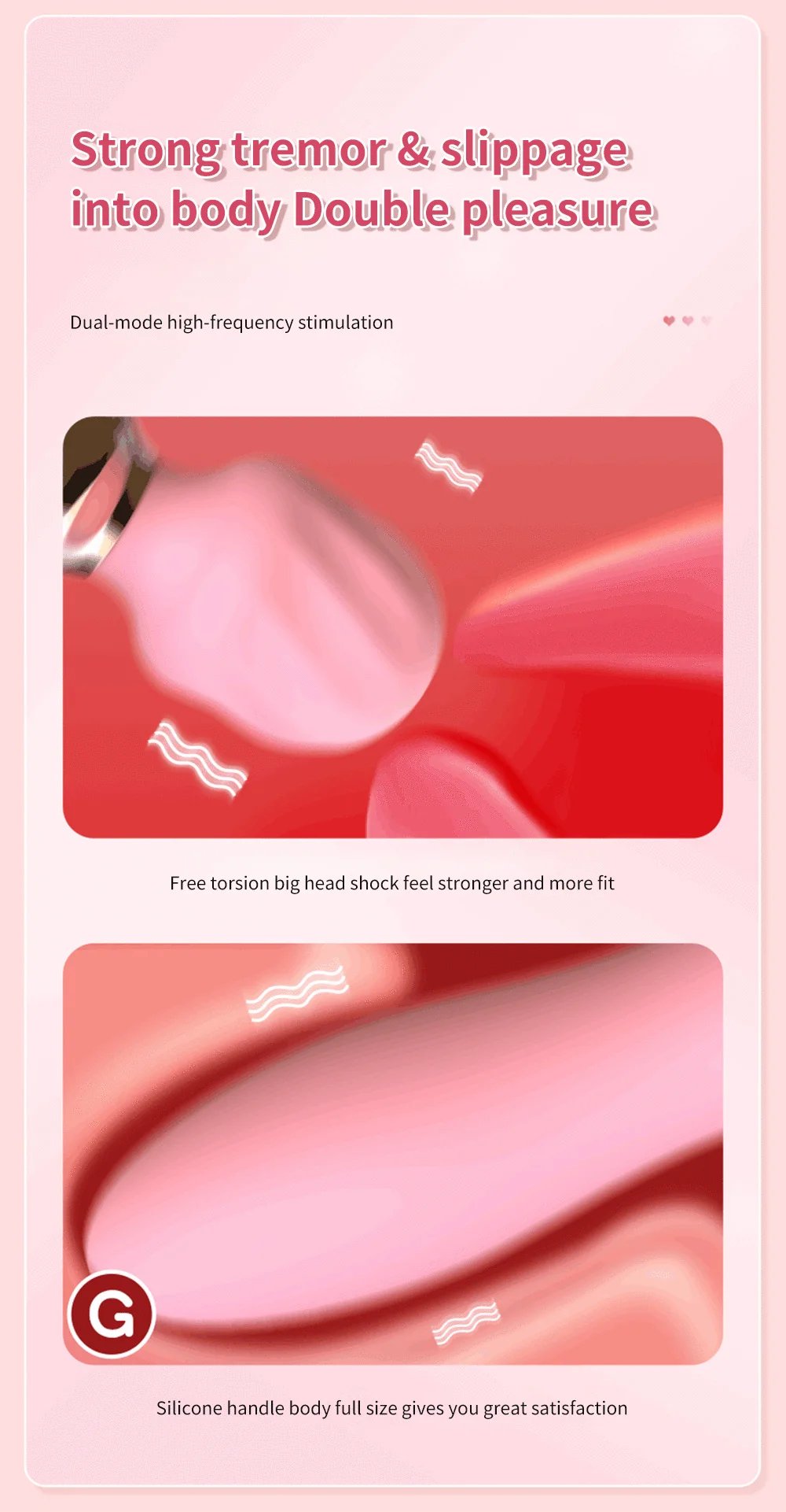 Powerful Vibrator Dildos Wand for Women 10 Modes Clitoris Stimulator G Spot Vagina Massager Female MasturbatorSex Toys Adults 18 Powerful Vibrator Dildos Wand for Women 10 Modes Clitoris Stimulator G Spot Vagina Massager Female MasturbatorSex Toys Adults 18