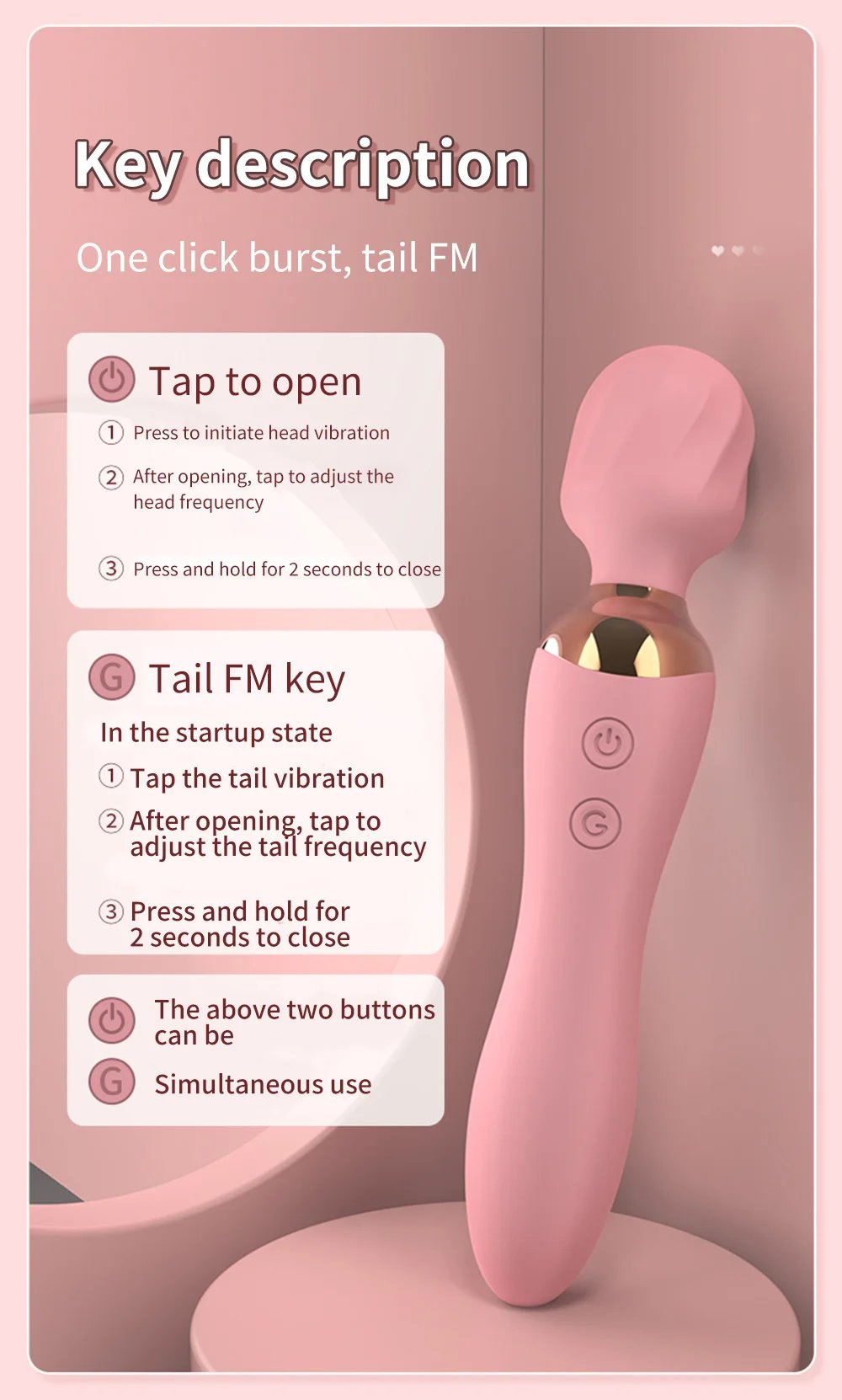 Powerful Vibrator Dildos Wand for Women 10 Modes Clitoris Stimulator G Spot Vagina Massager Female MasturbatorSex Toys Adults 18 Powerful Vibrator Dildos Wand for Women 10 Modes Clitoris Stimulator G Spot Vagina Massager Female MasturbatorSex Toys Adults 18