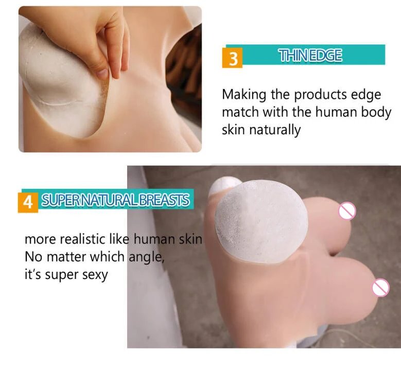 Eyung Realistic Silicone Fake Breast Forms Boobs for Crossdresser Shemale Transgenders Transvestite Mamario De Silicona Breasts