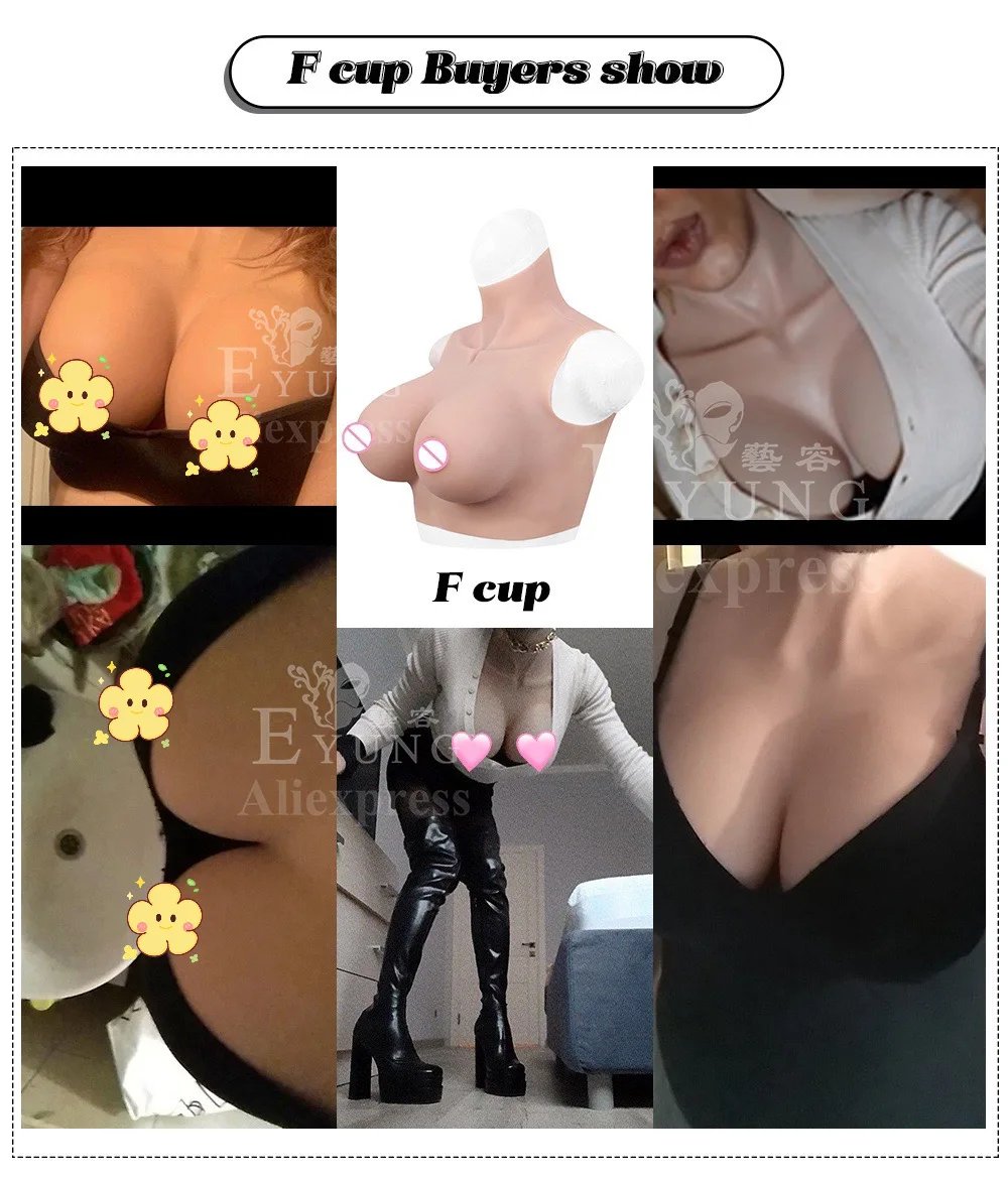 Eyung Realistic Silicone Fake Breast Forms Boobs for Crossdresser Shemale Transgenders Transvestite Mamario De Silicona Breasts Eyung Realistic Silicone Fake Breast Forms Boobs for Crossdresser Shemale Transgenders Transvestite Mamario De Silicona Breasts