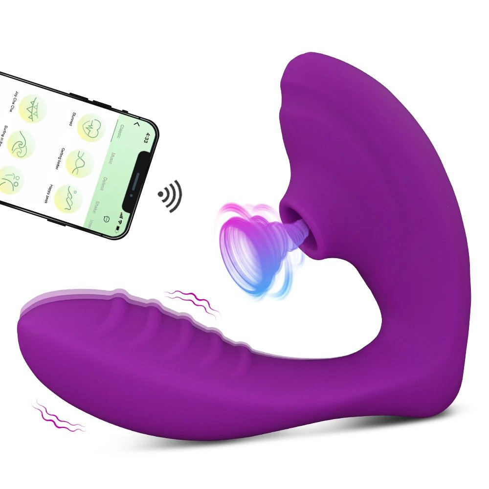 APP Controlled Vagina Sucking Vibrator 10 Speeds Vibrating Sucker Oral Sex Suction Clitoris Stimulator Erotic Sex Toys for Wome