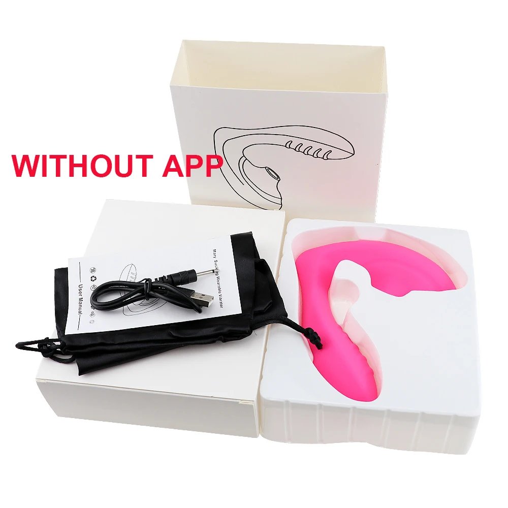 APP Controlled Vagina Sucking Vibrator 10 Speeds Vibrating Sucker Oral Sex Suction Clitoris Stimulator Erotic Sex Toys for Wome