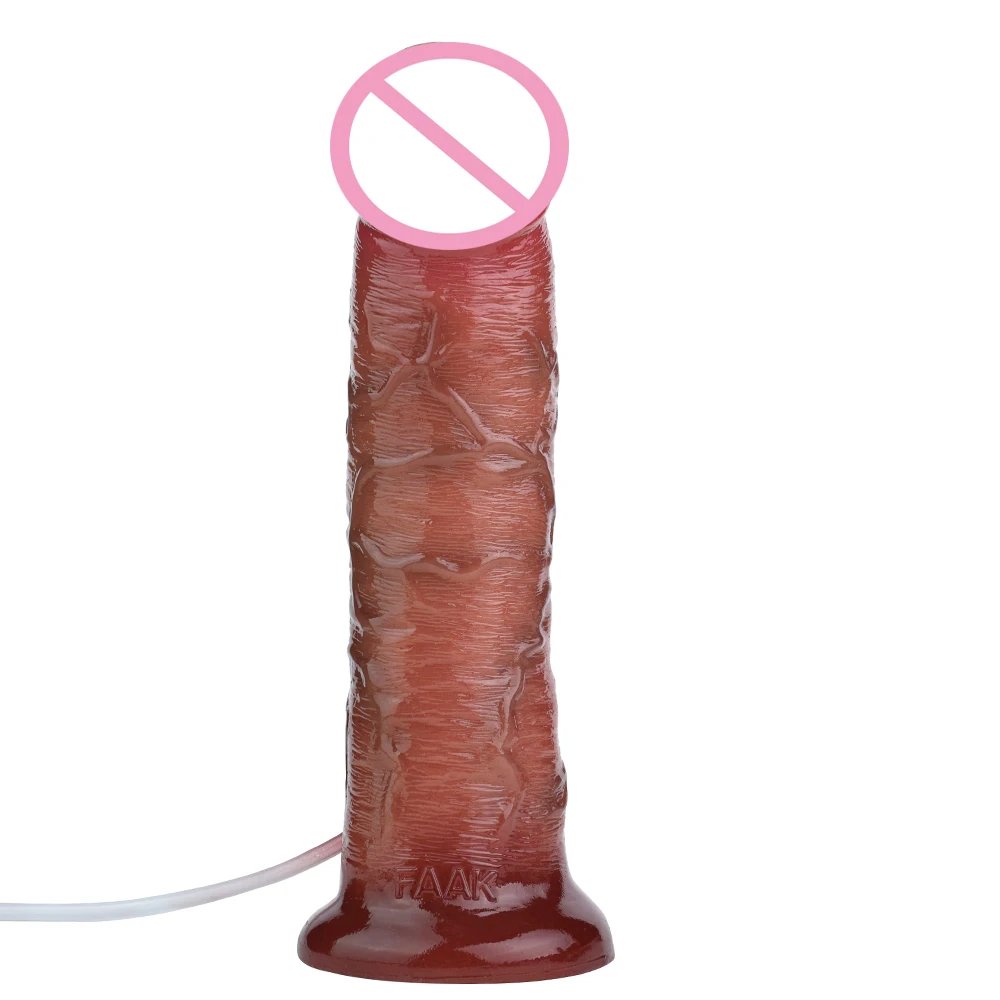 FAAK Lifelike Squirting Penis Silicone Ejaculation Large Realistic Dildo With Sucker Skin Touch Anal Sex Toys For Women FAAK Lifelike Squirting Penis Silicone Ejaculation Large Realistic Dildo With Sucker Skin Touch Anal Sex Toys For Women