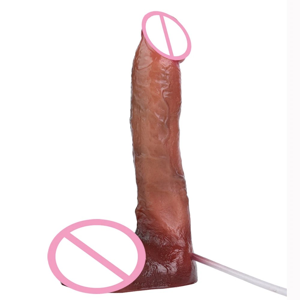 FAAK Lifelike Squirting Penis Silicone Ejaculation Large Realistic Dildo With Sucker Skin Touch Anal Sex Toys For Women FAAK Lifelike Squirting Penis Silicone Ejaculation Large Realistic Dildo With Sucker Skin Touch Anal Sex Toys For Women