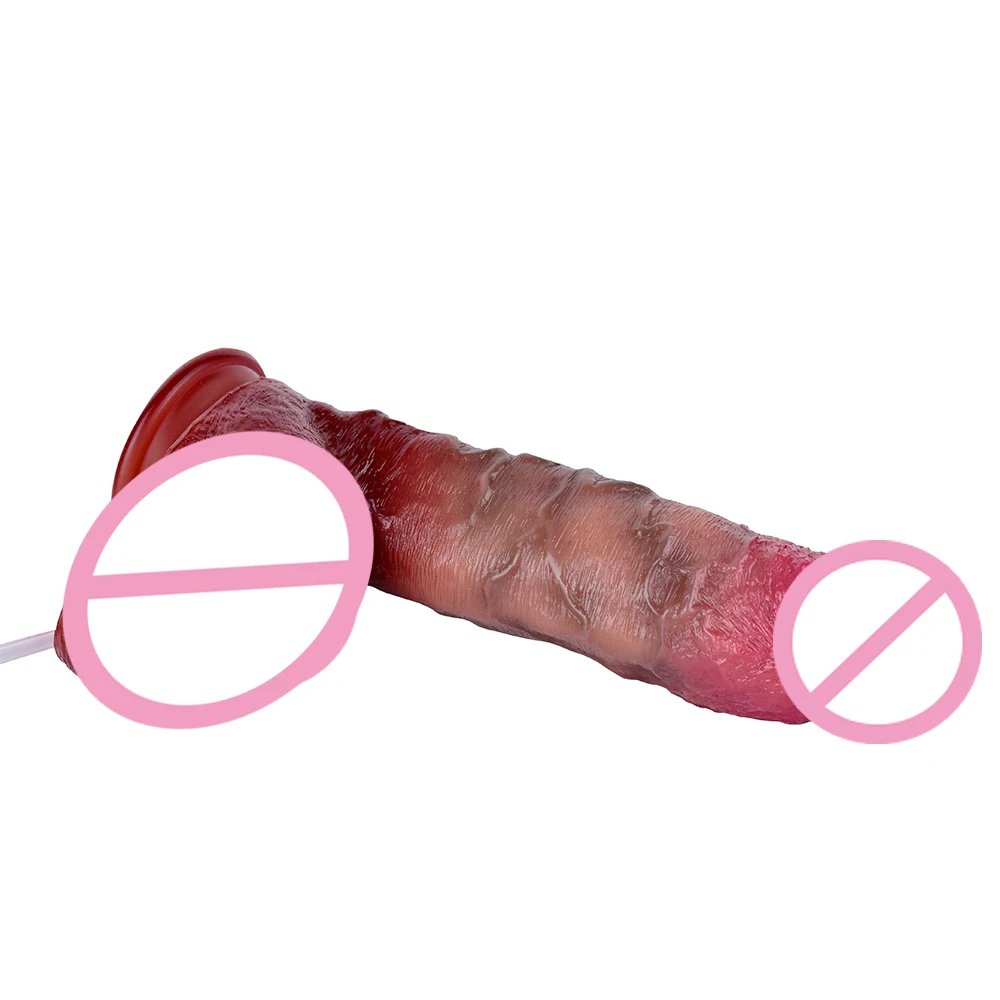 FAAK Lifelike Squirting Penis Silicone Ejaculation Large Realistic Dildo With Sucker Skin Touch Anal Sex Toys For Women FAAK Lifelike Squirting Penis Silicone Ejaculation Large Realistic Dildo With Sucker Skin Touch Anal Sex Toys For Women