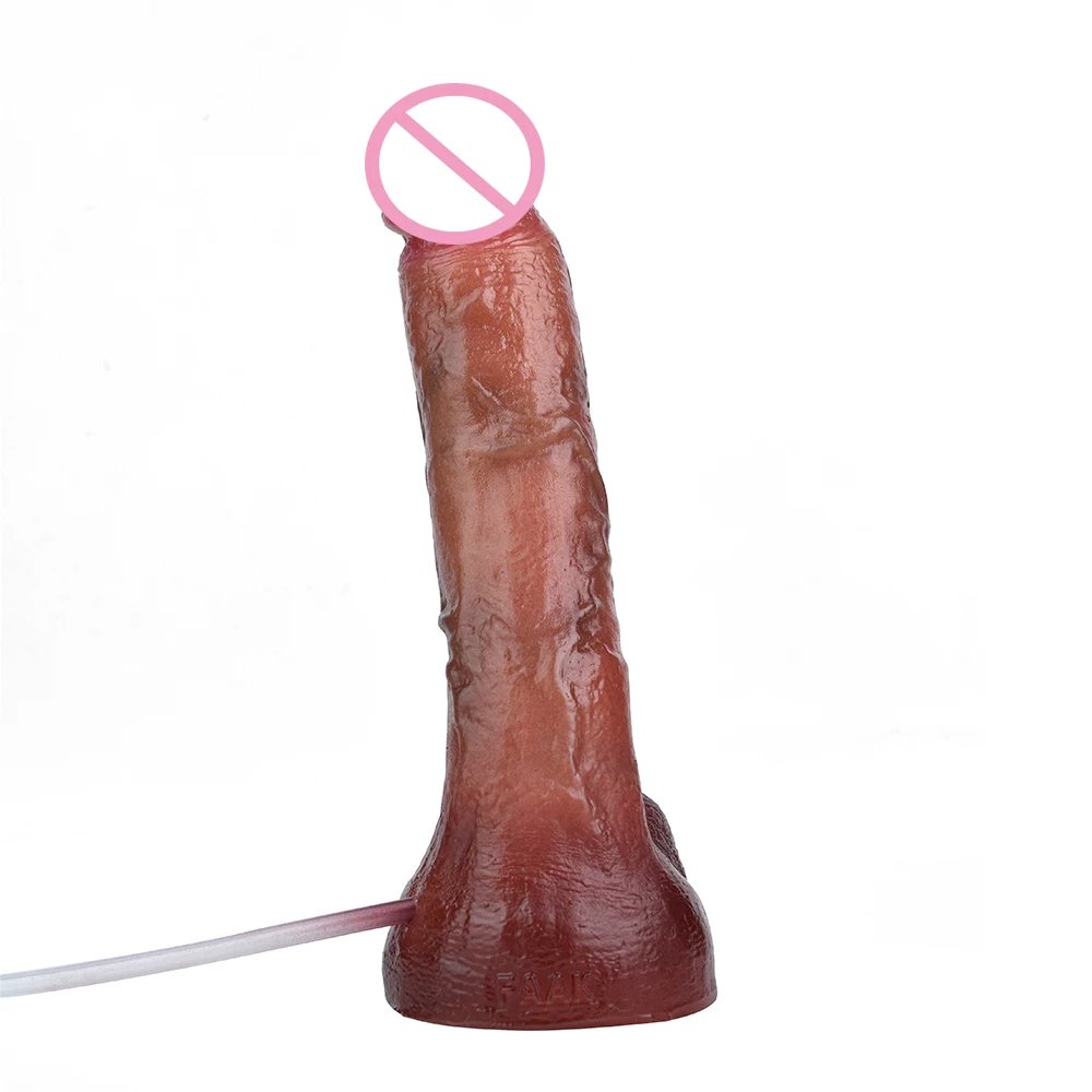 FAAK Lifelike Squirting Penis Silicone Ejaculation Large Realistic Dildo With Sucker Skin Touch Anal Sex Toys For Women FAAK Lifelike Squirting Penis Silicone Ejaculation Large Realistic Dildo With Sucker Skin Touch Anal Sex Toys For Women