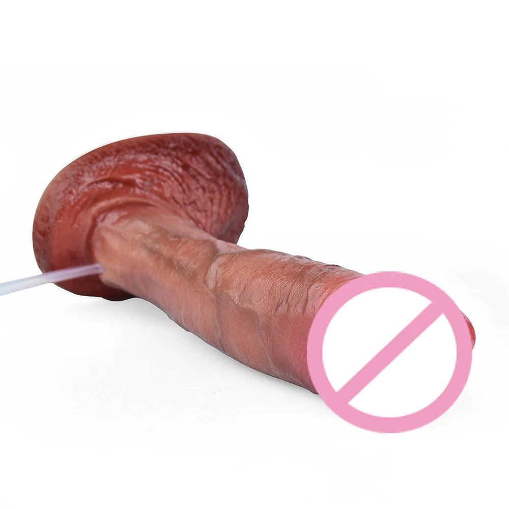 FAAK Lifelike Squirting Penis Silicone Ejaculation Large Realistic Dildo With Sucker Skin Touch Anal Sex Toys For Women FAAK Lifelike Squirting Penis Silicone Ejaculation Large Realistic Dildo With Sucker Skin Touch Anal Sex Toys For Women
