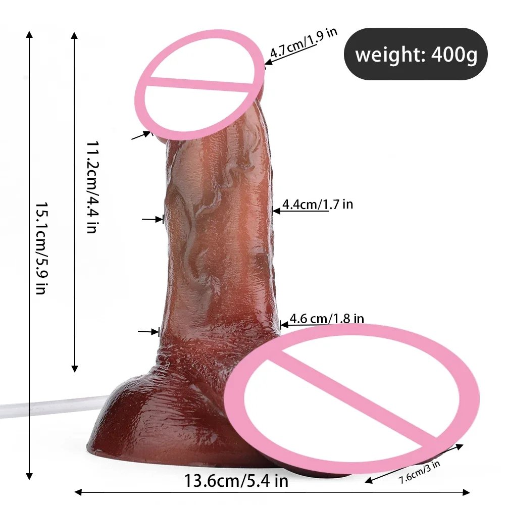 FAAK Lifelike Squirting Penis Silicone Ejaculation Large Realistic Dildo With Sucker Skin Touch Anal Sex Toys For Women FAAK Lifelike Squirting Penis Silicone Ejaculation Large Realistic Dildo With Sucker Skin Touch Anal Sex Toys For Women