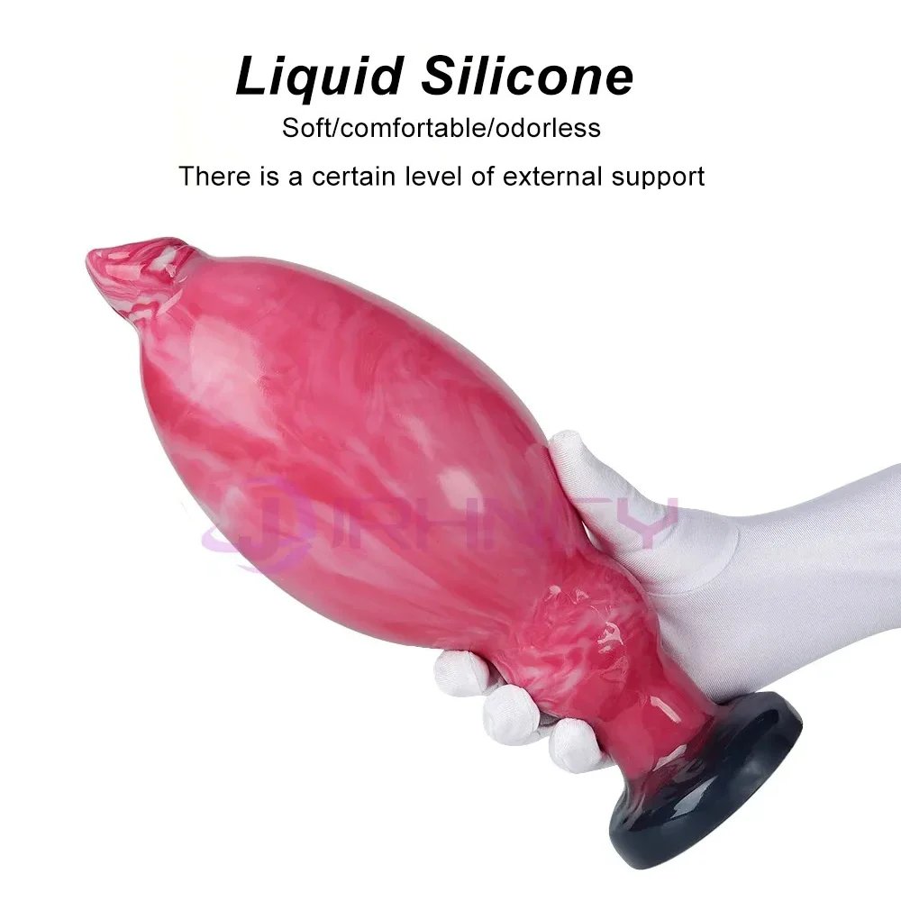 Dog Knot anal Dildos inflatable Buttplug max 11cm huge anal dilation plug sex toys for women men BDSM G-Spot Prostate Massage