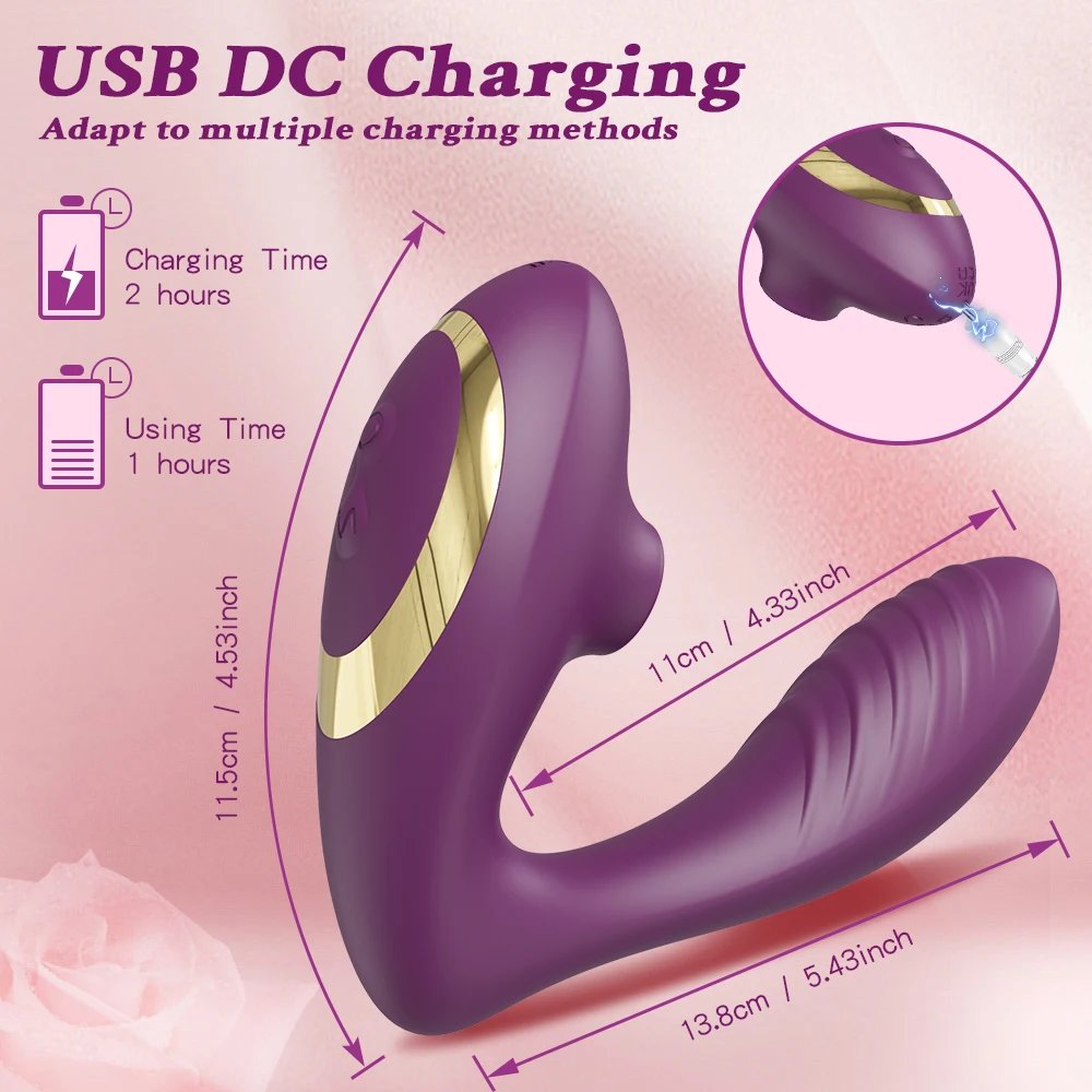 Clit Sucker Vibrator for Women Sucking G-Spot Stimulator Vagina Vibrator Female Masturbator Adult Goods Sex Toy for Women 18+ Clit Sucker Vibrator for Women Sucking G-Spot Stimulator Vagina Vibrator Female Masturbator Adult Goods Sex Toy for Women 18+