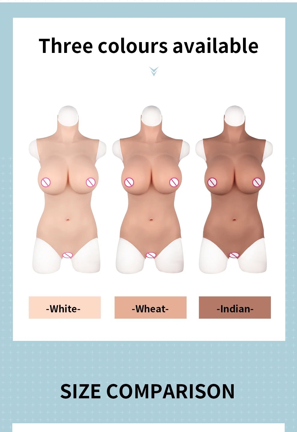 ONEFENG Silicone Boobs Meme Vagina Triangle Body Suit for Crossdresser Drag Queen Breast Form Buttocks Pad Plate False Pussy ONEFENG Silicone Boobs Meme Vagina Triangle Body Suit for Crossdresser Drag Queen Breast Form Buttocks Pad Plate False Pussy