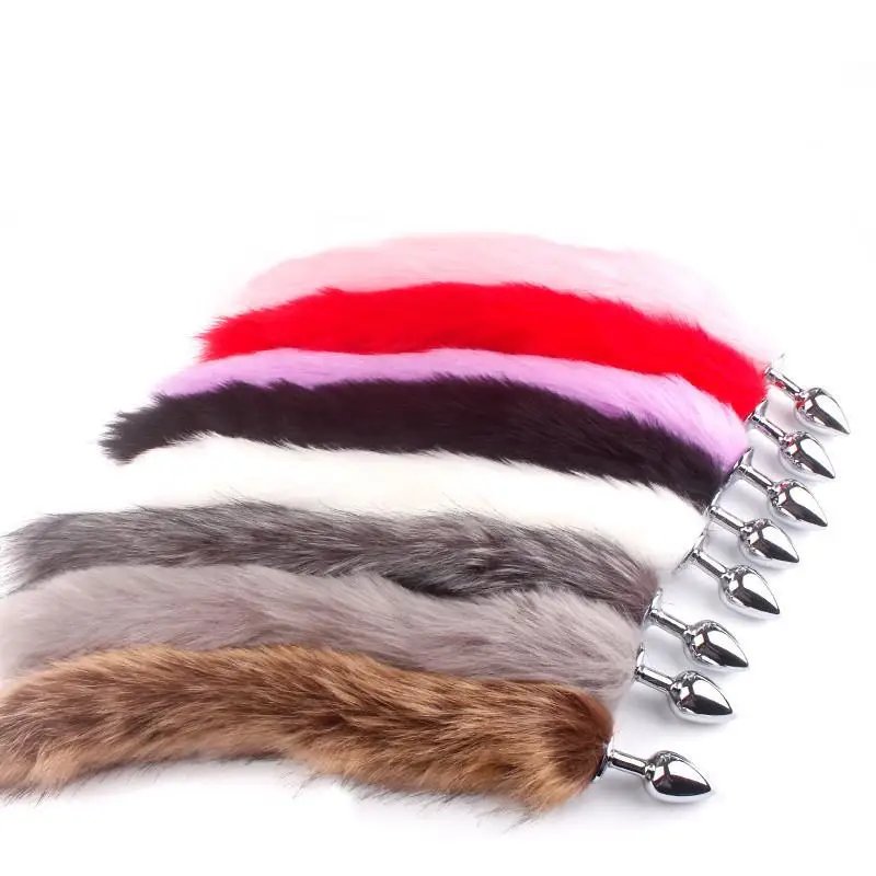 [YA]Sexy Aniaml Tail Butt Plug Metal Anal Plug Anal Toys For Women Cosplay Sex Games For Couples Sex Goods Toys For Adults 18+