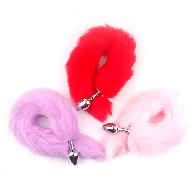 [YA]Sexy Aniaml Tail Butt Plug Metal Anal Plug Anal Toys For Women Cosplay Sex Games For Couples Sex Goods Toys For Adults 18+