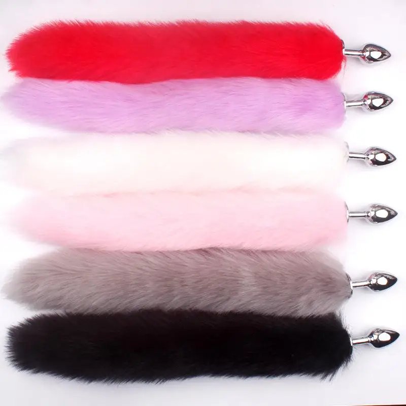 [YA]Sexy Aniaml Tail Butt Plug Metal Anal Plug Anal Toys For Women Cosplay Sex Games For Couples Sex Goods Toys For Adults 18+