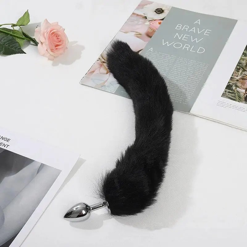 [YA]Sexy Aniaml Tail Butt Plug Metal Anal Plug Anal Toys For Women Cosplay Sex Games For Couples Sex Goods Toys For Adults 18+