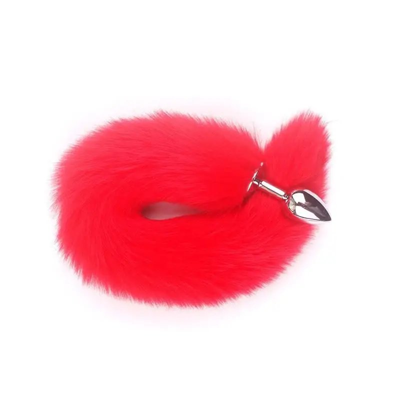 [YA]Sexy Aniaml Tail Butt Plug Metal Anal Plug Anal Toys For Women Cosplay Sex Games For Couples Sex Goods Toys For Adults 18+