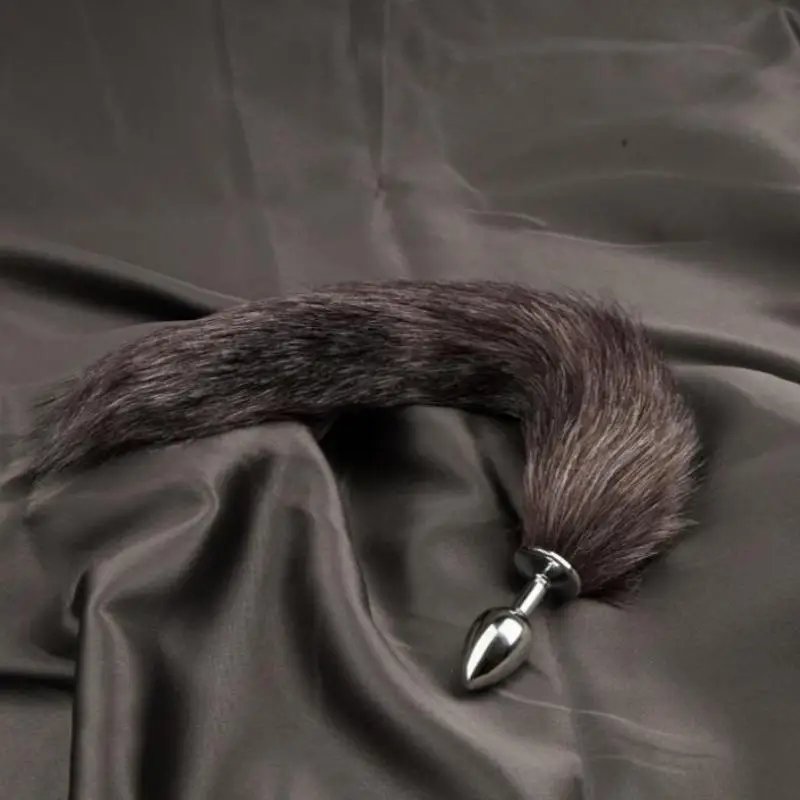 [YA]Sexy Aniaml Tail Butt Plug Metal Anal Plug Anal Toys For Women Cosplay Sex Games For Couples Sex Goods Toys For Adults 18+