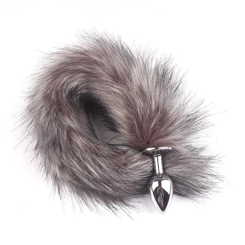 [YA]Sexy Aniaml Tail Butt Plug Metal Anal Plug Anal Toys For Women Cosplay Sex Games For Couples Sex Goods Toys For Adults 18+