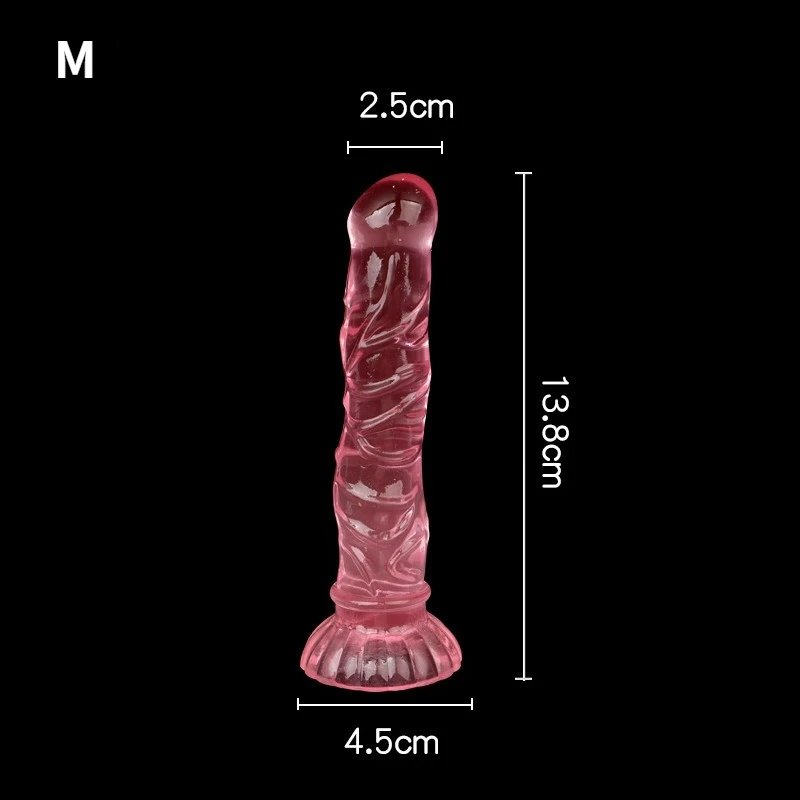 Sex Toys Textured Dildo Anal Plug Simulated Dildo Suction Cup Adult Male and Female Backyard Anal Dilator Sex Toys