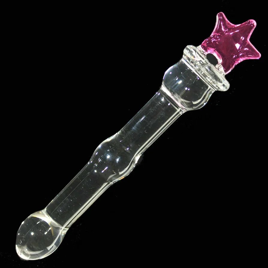 Moon/Star/Bear/Heart pyrex glass Anal butt plug crystal dildo Female  adults masturbation products Sex toys beads anus stopper
