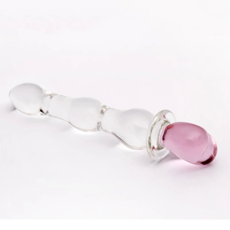 Moon/Star/Bear/Heart pyrex glass Anal butt plug crystal dildo Female  adults masturbation products Sex toys beads anus stopper