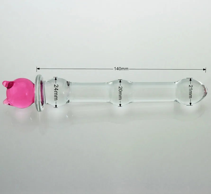 Moon/Star/Bear/Heart pyrex glass Anal butt plug crystal dildo Female  adults masturbation products Sex toys beads anus stopper