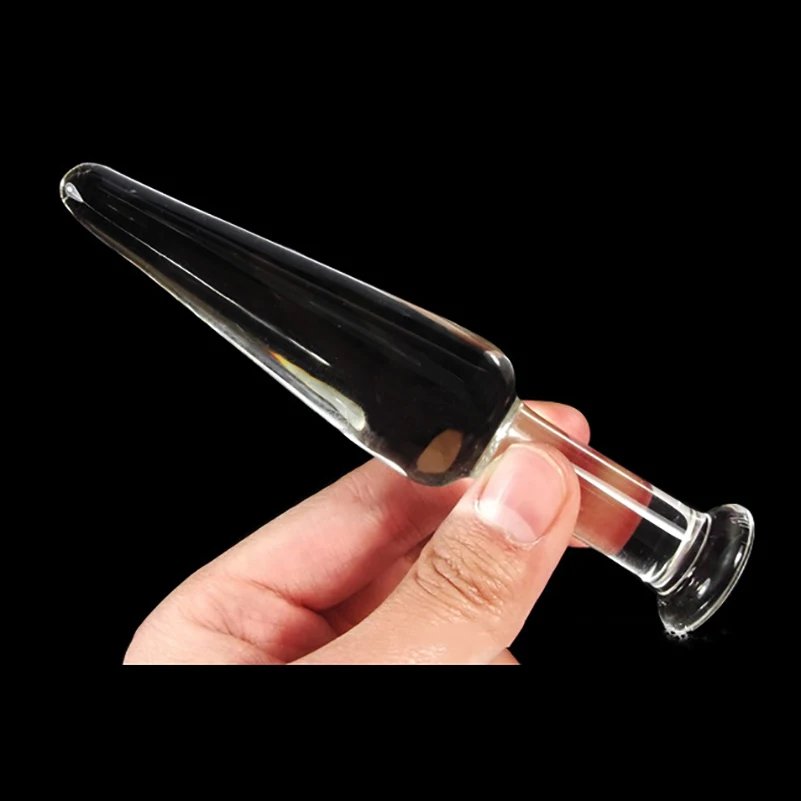 Moon/Star/Bear/Heart pyrex glass Anal butt plug crystal dildo Female  adults masturbation products Sex toys beads anus stopper