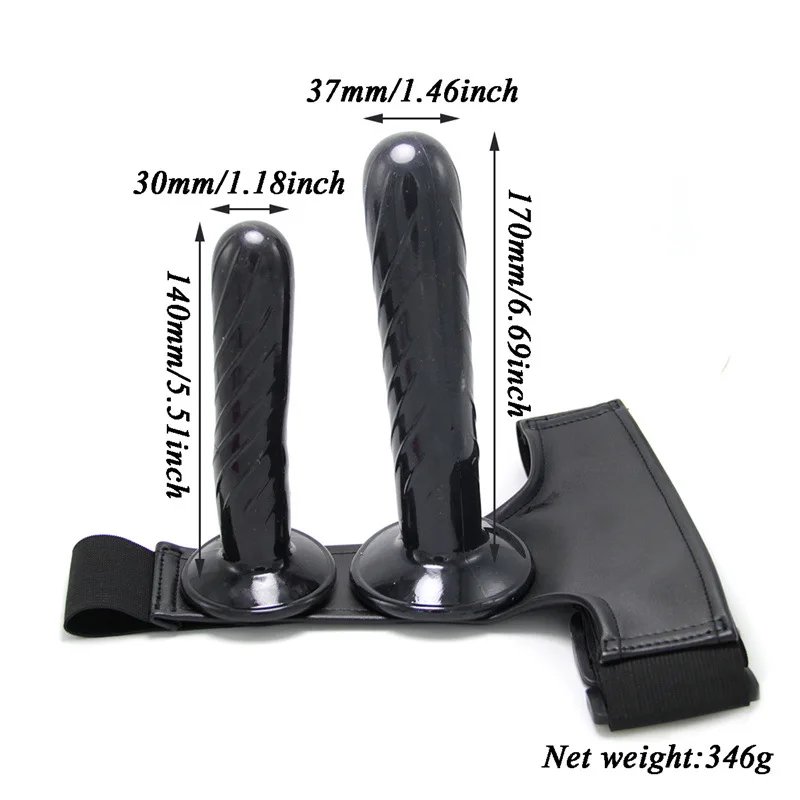 Double Penis Dildo Double Ended Strapon Ultra Elastic Harness Belt Strap On Dildo Adult Sex Toys for Woman Couples Sex Products