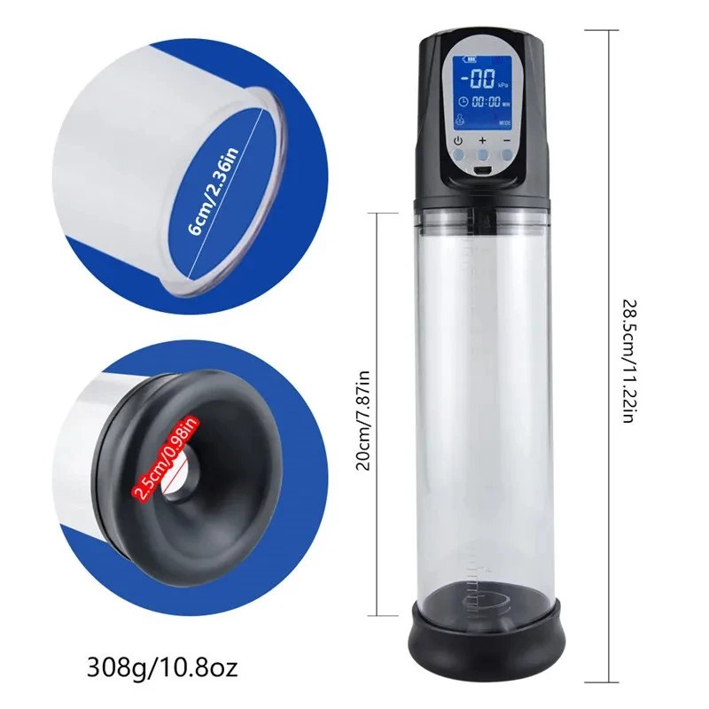 Sex Toys For Men Electric Vacuum Penis Pump Enlargement Dick Pump Penis Trainer Cock Extender Delayed Ejaculation Masturbator Sex Toys For Men Electric Vacuum Penis Pump Enlargement Dick Pump Penis Trainer Cock Extender Delayed Ejaculation Masturbator