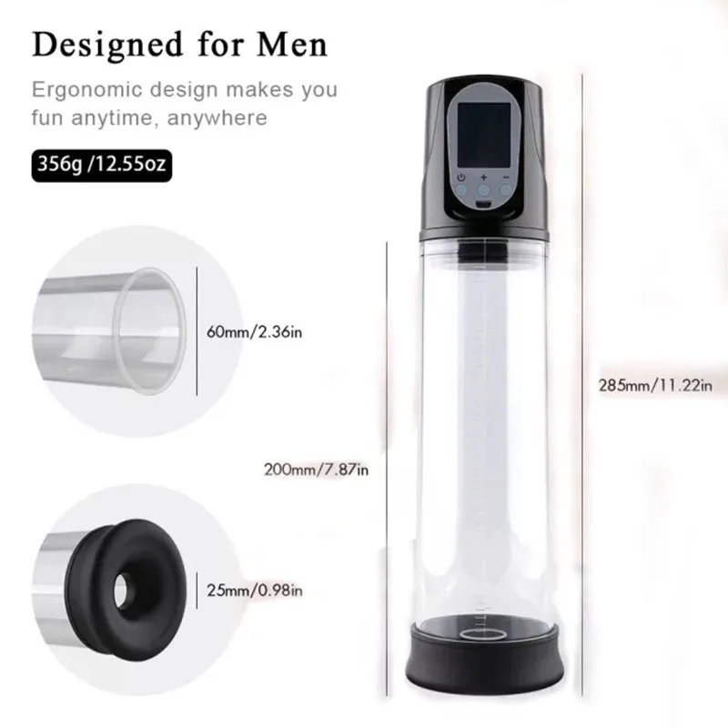 Sex Toys For Men Electric Vacuum Penis Pump Enlargement Dick Pump Penis Trainer Cock Extender Delayed Ejaculation Masturbator Sex Toys For Men Electric Vacuum Penis Pump Enlargement Dick Pump Penis Trainer Cock Extender Delayed Ejaculation Masturbator