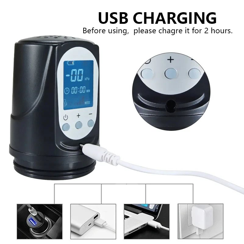 Sex Toys For Men Electric Vacuum Penis Pump Enlargement Dick Pump Penis Trainer Cock Extender Delayed Ejaculation Masturbator Sex Toys For Men Electric Vacuum Penis Pump Enlargement Dick Pump Penis Trainer Cock Extender Delayed Ejaculation Masturbator