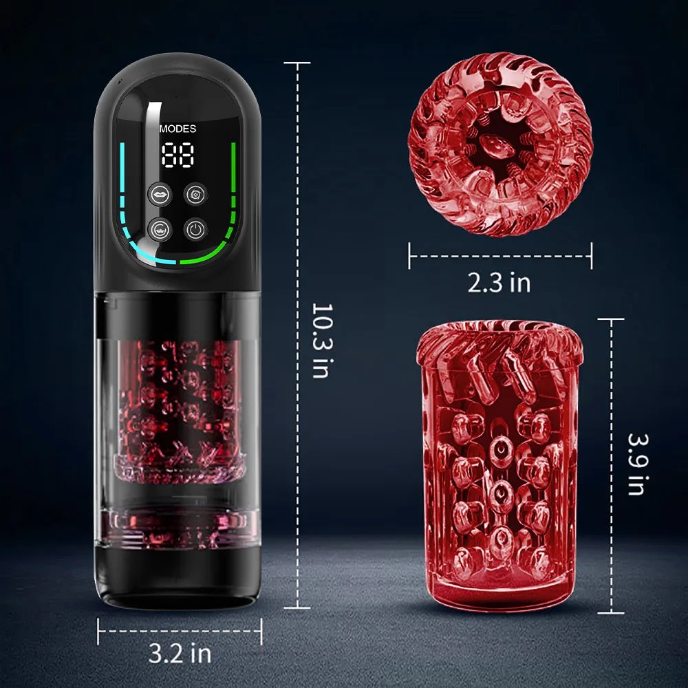 APP AI LCD Male Masturbator Penis Pump Pocket Pussy 7 Thrusting Rotation Sucking Licking Vibrator Adult Sex Toys for Men Vacuum APP AI LCD Male Masturbator Penis Pump Pocket Pussy 7 Thrusting Rotation Sucking Licking Vibrator Adult Sex Toys for Men Vacuum