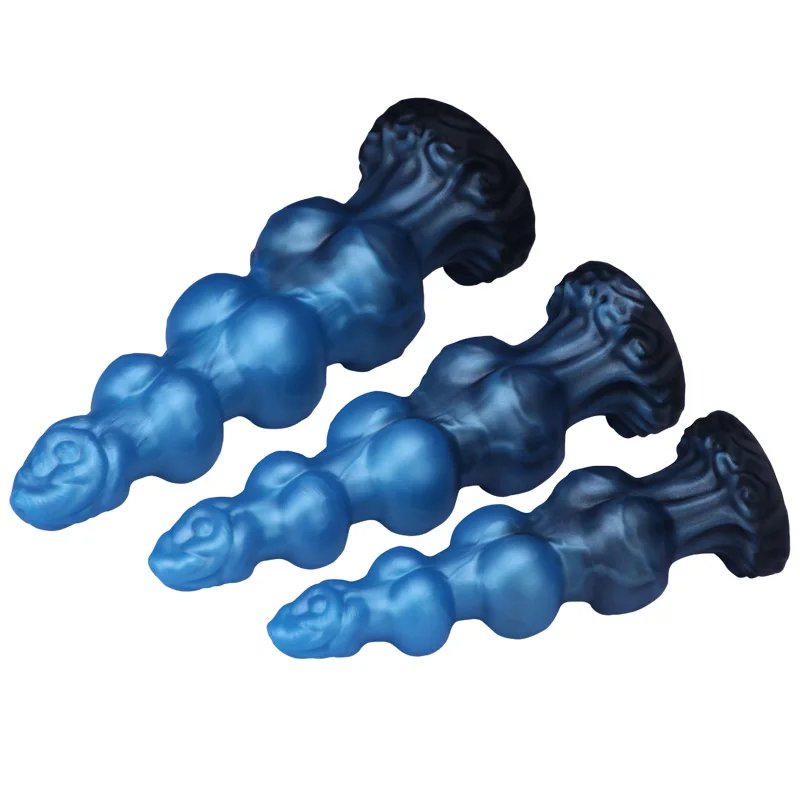 Fake Dildo alien mixed color anal plug masturbator with three sizes to choose from prostate massager G-spot stimulation Sex toys Fake Dildo alien mixed color anal plug masturbator with three sizes to choose from prostate massager G-spot stimulation Sex toys