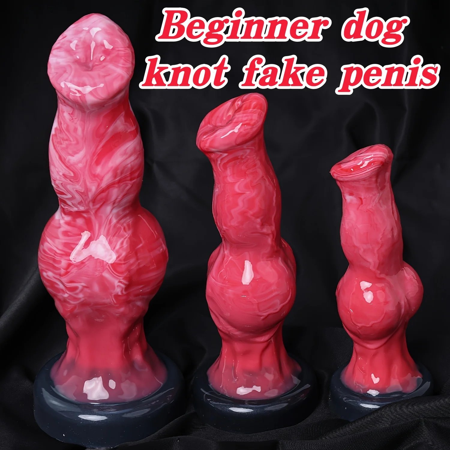 Monster dog knot anal dildo, silicone dog knot dildo for women with strong suction cup for men and women adult sex products Monster dog knot anal dildo, silicone dog knot dildo for women with strong suction cup for men and women adult sex products