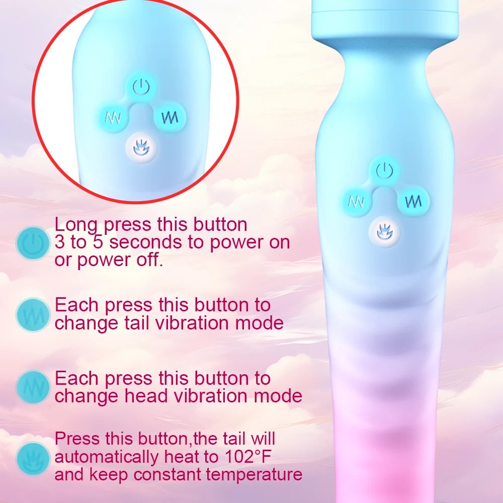 Powerful AV Vibrator for Women G Spot Dildos Magic Wand Clitoris Stimulator Female Vagina Massager Adults Sex Toys for Woman Powerful AV Vibrator for Women G Spot Dildos Magic Wand Clitoris Stimulator Female Vagina Massager Adults Sex Toys for Woman