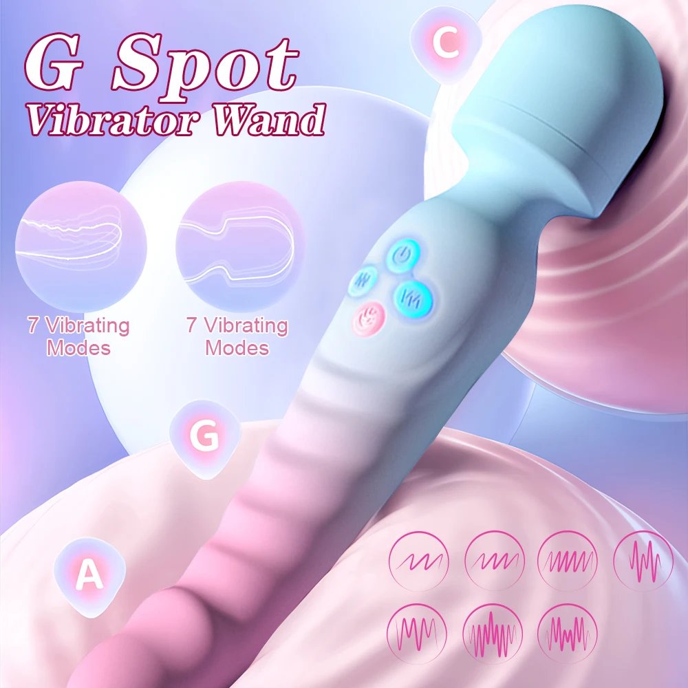 Powerful AV Vibrator for Women G Spot Dildos Magic Wand Clitoris Stimulator Female Vagina Massager Adults Sex Toys for Woman Powerful AV Vibrator for Women G Spot Dildos Magic Wand Clitoris Stimulator Female Vagina Massager Adults Sex Toys for Woman