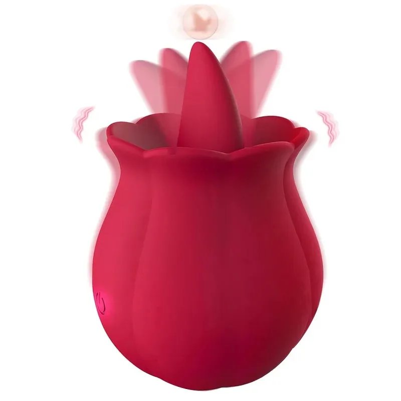 Rose Shape Vibrator-Suctions & Flapping Modes-Adult Female & Couples Sex Toy-IPX7 Waterproof -Silicone Material -USB Rechargeabl Rose Shape Vibrator-Suctions & Flapping Modes-Adult Female & Couples Sex Toy-IPX7 Waterproof -Silicone Material -USB Rechargeabl