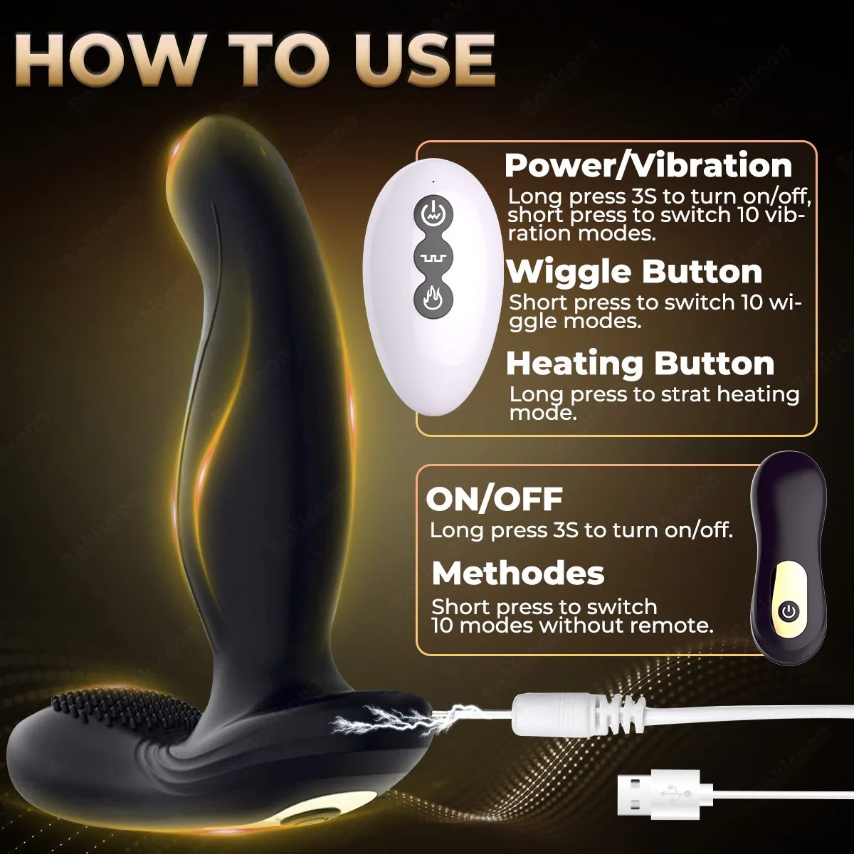 10 Wiggling Anal Plug Butt Plug Prostate Massager Male Sex Toys for Men Sex Toy Anal Vibrator Adult Toys Anal Dildo for Couples 10 Wiggling Anal Plug Butt Plug Prostate Massager Male Sex Toys for Men Sex Toy Anal Vibrator Adult Toys Anal Dildo for Couples