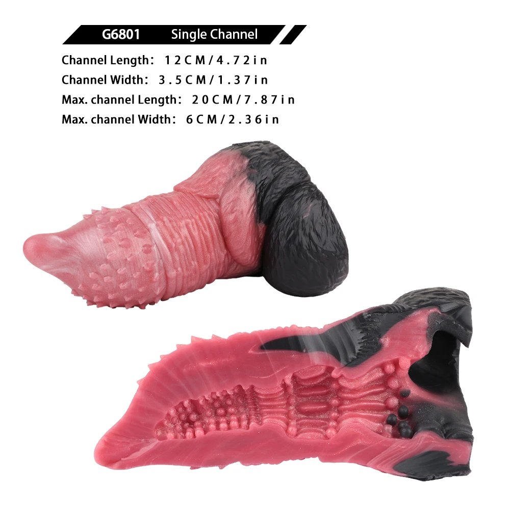 GEEBA Fantasy Male Masturbator Monster Penis Sleeve Sex Toys for Men Masturbation Male Stroker Animal Pocket Pussy Penis Onahole