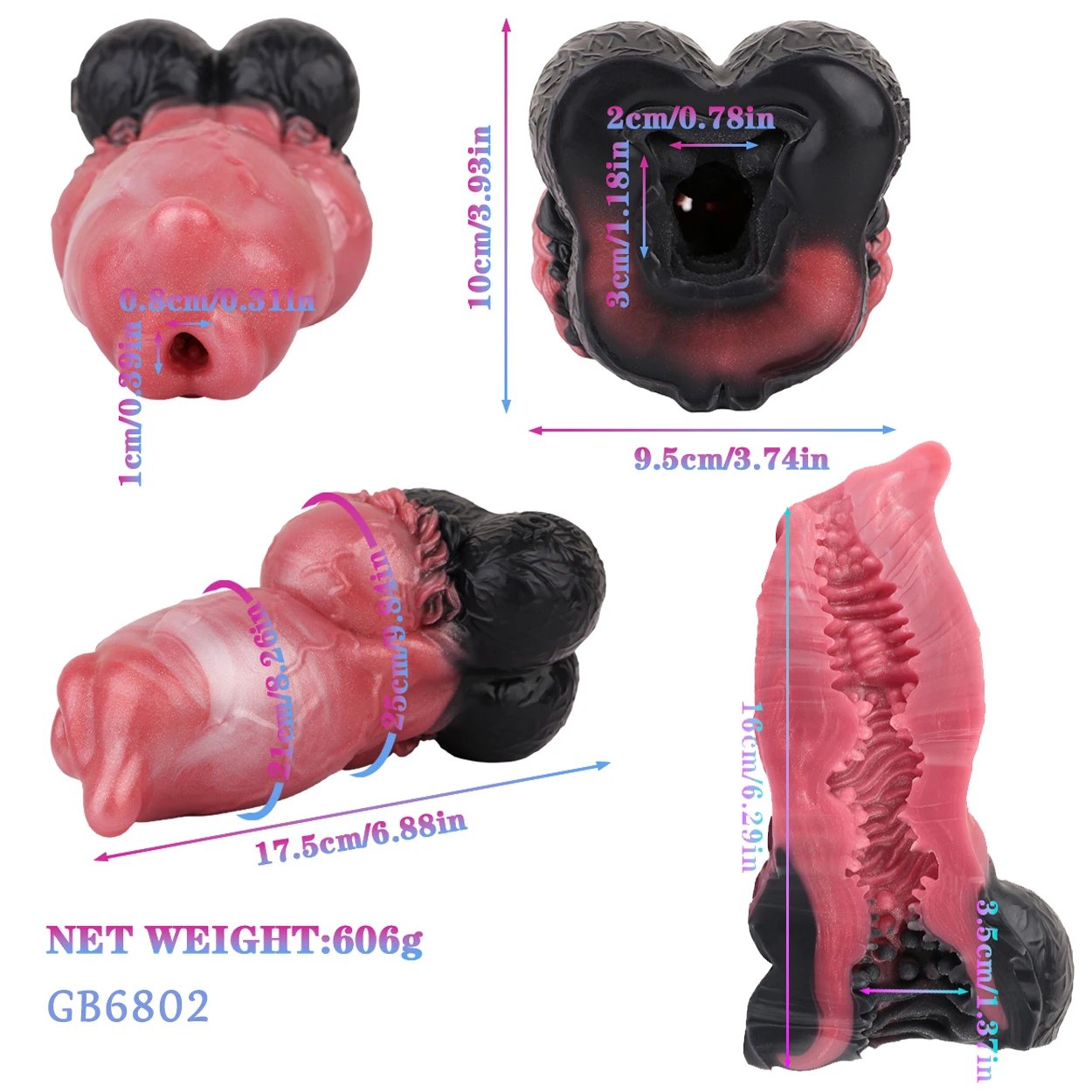 GEEBA Fantasy Male Masturbator Monster Penis Sleeve Sex Toys for Men Masturbation Male Stroker Animal Pocket Pussy Penis Onahole