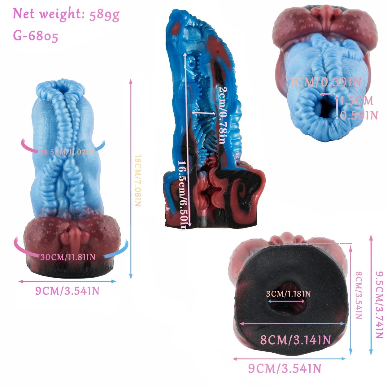 GEEBA Fantasy Male Masturbator Monster Penis Sleeve Sex Toys for Men Masturbation Male Stroker Animal Pocket Pussy Penis Onahole