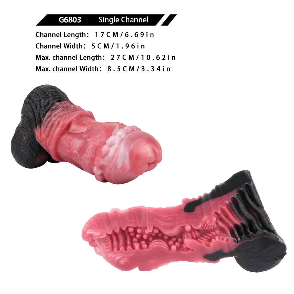 GEEBA Fantasy Male Masturbator Monster Penis Sleeve Sex Toys for Men Masturbation Male Stroker Animal Pocket Pussy Penis Onahole