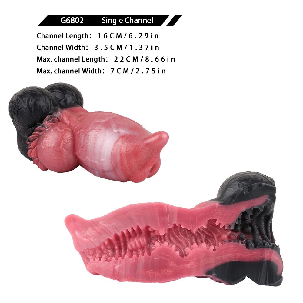 GEEBA Fantasy Male Masturbator Monster Penis Sleeve Sex Toys for Men Masturbation Male Stroker Animal Pocket Pussy Penis Onahole
