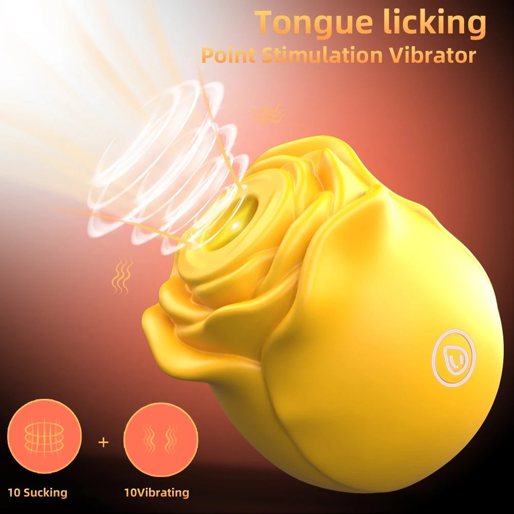 Powerful Vagina Sucking Vibrator Rose Toy for Women with Sucking Vibrating 20Modes Anal Sex Toy Clitoral GSpot Nipple Vibrator