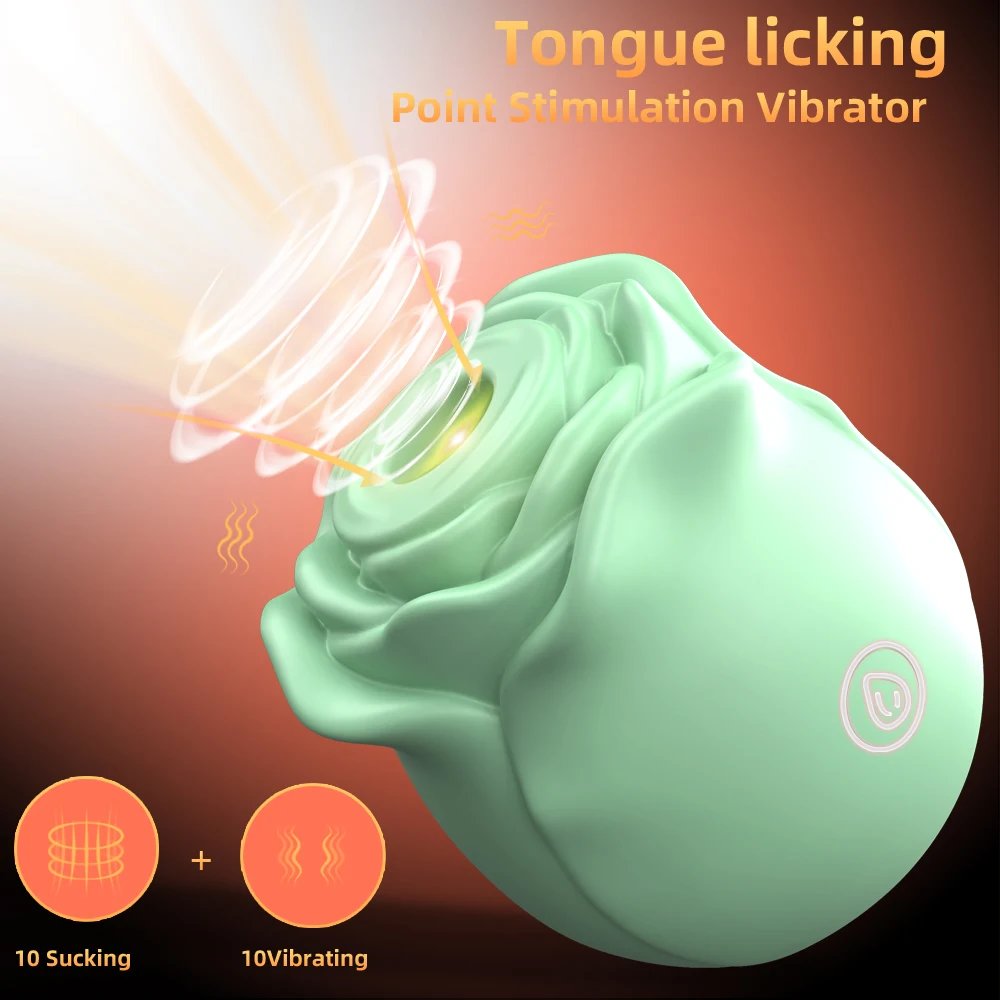Powerful Vagina Sucking Vibrator Rose Toy for Women with Sucking Vibrating 20Modes Anal Sex Toy Clitoral GSpot Nipple Vibrator