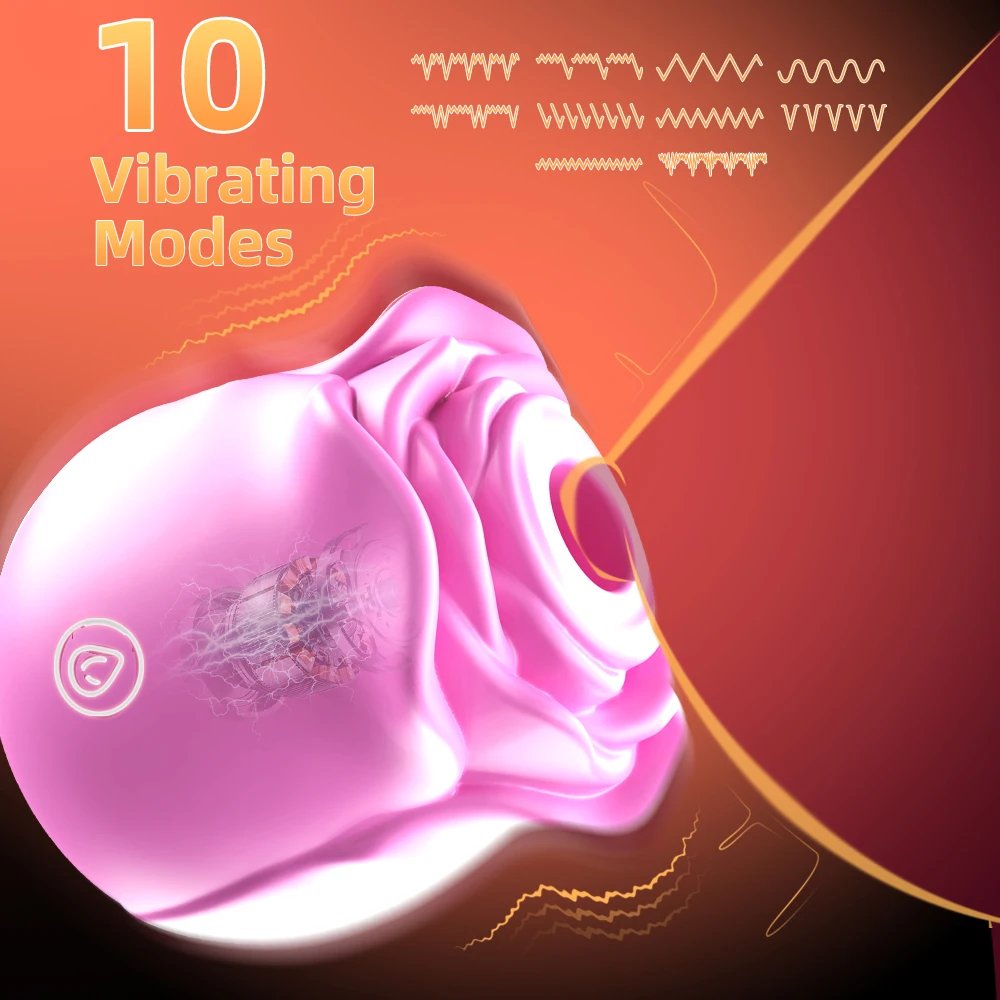 Powerful Vagina Sucking Vibrator Rose Toy for Women with Sucking Vibrating 20Modes Anal Sex Toy Clitoral GSpot Nipple Vibrator