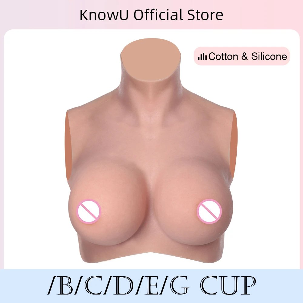 KnowU-Silicone Breast Shape A/B/C/D/E/G Cup Huge Fake Breast Cross Dressing Beginner Transgender Queen Breast Shaking KnowU-Silicone Breast Shape A/B/C/D/E/G Cup Huge Fake Breast Cross Dressing Beginner Transgender Queen Breast Shaking