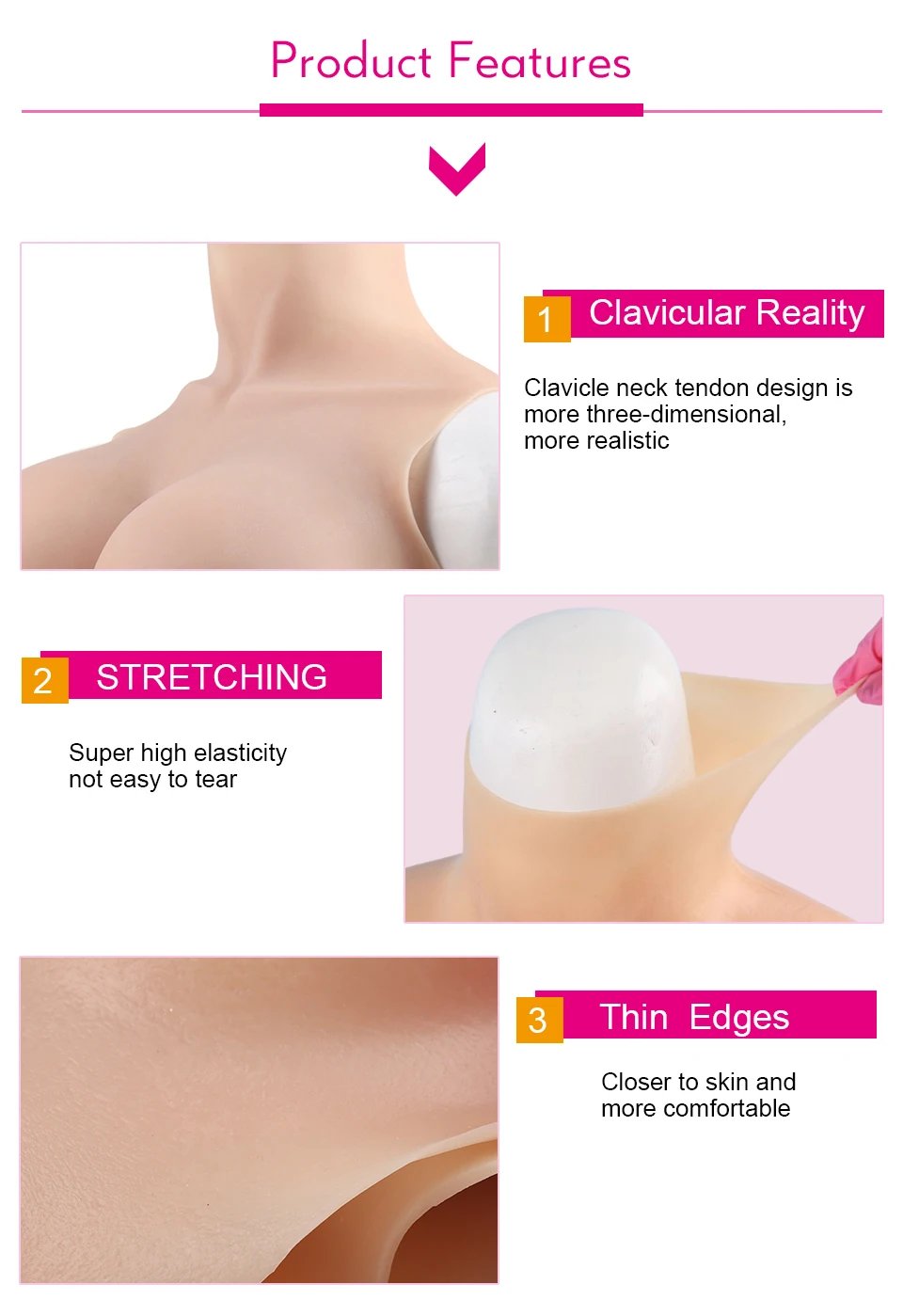 KnowU-Silicone Breast Shape A/B/C/D/E/G Cup Huge Fake Breast Cross Dressing Beginner Transgender Queen Breast Shaking KnowU-Silicone Breast Shape A/B/C/D/E/G Cup Huge Fake Breast Cross Dressing Beginner Transgender Queen Breast Shaking
