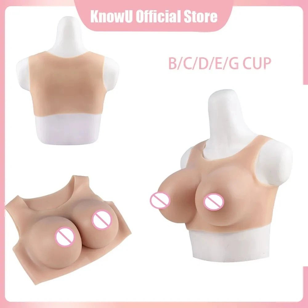 KnowU-Silicone Breast Shape A/B/C/D/E/G Cup Huge Fake Breast Cross Dressing Beginner Transgender Queen Breast Shaking KnowU-Silicone Breast Shape A/B/C/D/E/G Cup Huge Fake Breast Cross Dressing Beginner Transgender Queen Breast Shaking