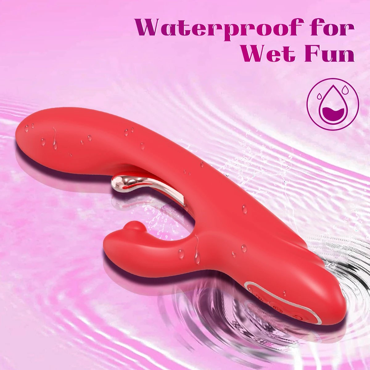 3 in 1 Vagina Rabbit Vibrator for Women G-Spot Vibrator Clitoris Stimulator Female Masturbator Adult Goods Sex Toy for Women